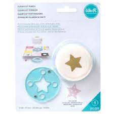 WE R MEMORY KEEPERS CLEAR CUT STAR PUNCH 1 INCH