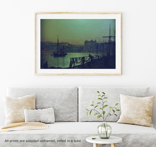 Grimshaw Scarborough Lights fine art giclee print poster wall art home decor - Picture 2 of 9