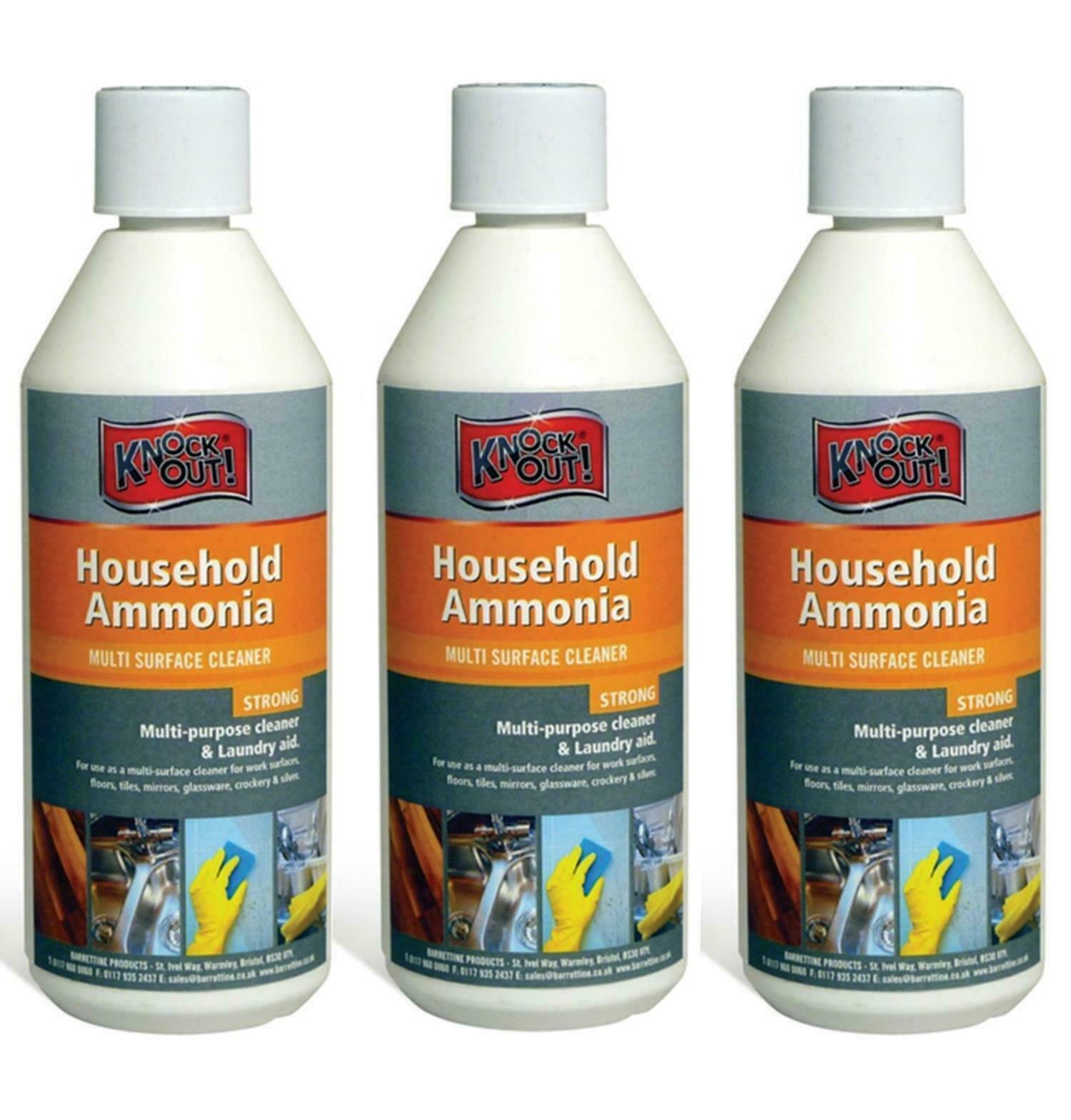 Knockout Household Ammonia Strong MultiPurpose & MultiSurface Cleaner
