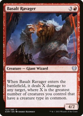 BASALT RAVAGER X 4 N/M- KALDHEIM MAGIC THE GATHERING