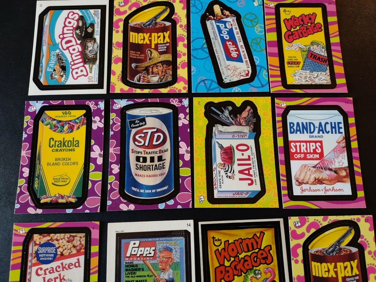 Vintage, Mixed Lot Of 16, Wacky Pack Cards, 90s-2000s, Topps | eBay