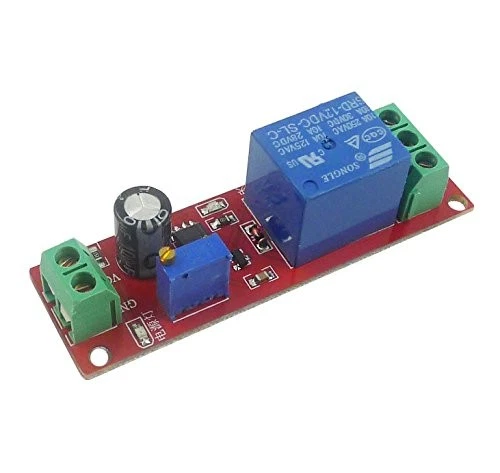 2PCS DC 12V NE555 Delay Timer Relay Switch Module 0 to 10 Seconds Adjustable ... image 3