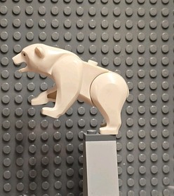 LEGO Polar Bear Minifigure 60036 60378 Animal City 98295c01pb01 CMF Lot Rare 
