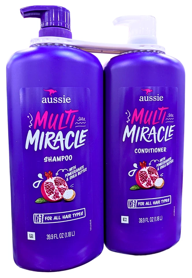 Champú y acondicionador Aussie Multi Miracle 2 paquetes x 39,9 fl oz EXP 07/2027 Foto 3 de 4