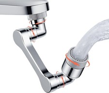 1440  Swivel Sink Faucet Extender   Universal Kitchen Faucet Sprayer with Dua