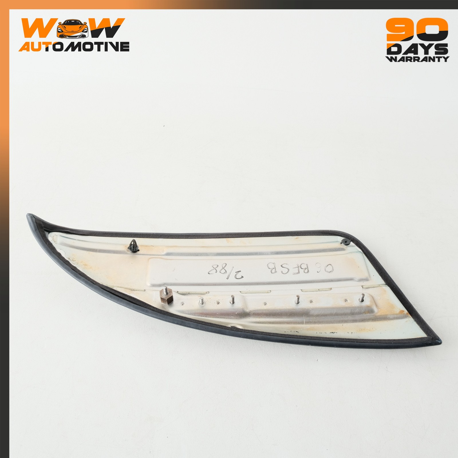 04-13 BENTLEY CONTINENTAL FLYING SPUR FRONT LEFT DASHBOARD TRIM COVER BLACK OEM
