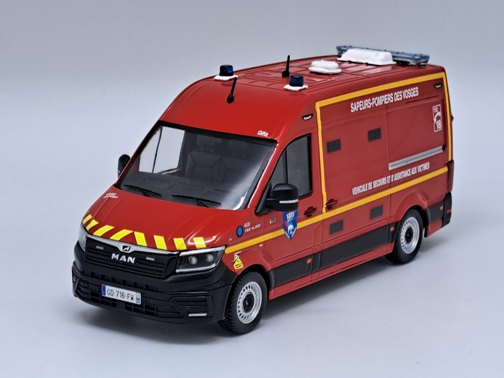 MAN TGE L2H2 VSAV Gifa miniature de collection Odeon 1/43