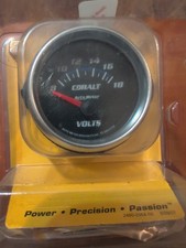 Autometer 6192 Cobalt 52mm 8-18 V Short Sweep Electric Voltmeter Gauge 2-116 Autometer 6192 Cobalt 52mm 8-18 V Short Sweep Electric Voltmeter Gauge 2-116