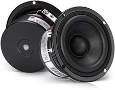 3 Inch Tweeter Speakers Hifi Full Range Woofer Loudspeaker, 2 PCS 4 Ohm Anti-Mag