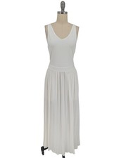 30396 NEW Rag & Bone Dancer Tank Knit Maxi Dress White size Small preppy classic