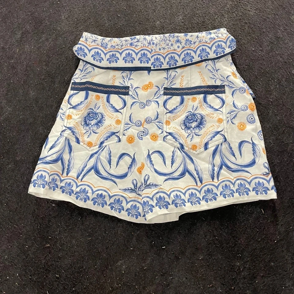 Pantalones Cortos AGUA BENDITA Riveria Radiance Sophie Azure Para Mujer Talla M Multi Foto 2 de 4