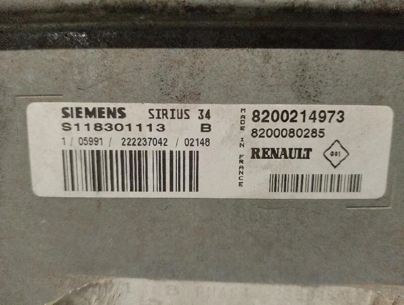 8200214973 centralina motore per RENAULT SCENIC I MONOSPACE (JA0 1 FA0 ) 5240528 - Immagine 4 di 4