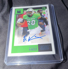 Panini 2021 Chronicles Draft Picks Brenden Knox Marshall RC Auto #SA-BKN Score