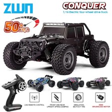 Rc Car With Led Lights Radio Remote Control Cars Buggy Off-road Trucks Boys Toy