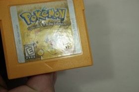 Pokemon Yellow Gameboy Color Authentic Game Nintendo Gameboy 1999 BATTERY WORK B