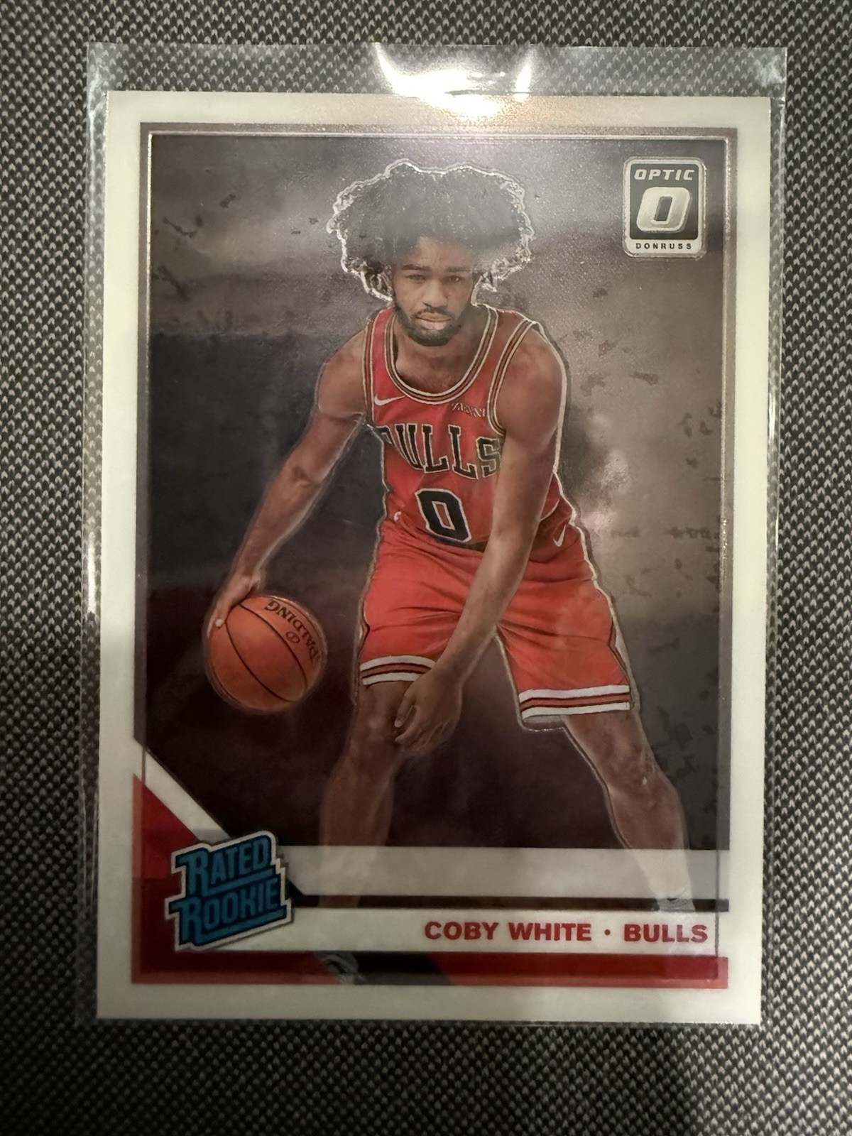 2019-20 Panini Donruss Optic Rated Rookie #180 Coby White Chicago Bulls