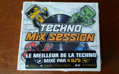 Techno Mix Session Vol 1 / Barbara Tucker, Mark Knight (4CD, Wagram) NEW D67