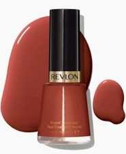 Revlon Nail Enamel #415 Totally Toffee Brown Creme Polish 0.5oz New