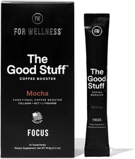 For Wellness The Good Stuff Focus – Mocha Coffee Booster | Nootropic...