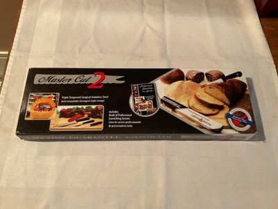 NEW ''Master Cut 2'' Carve & Serve 7-Piece Knife Set w Garnishing Booklet