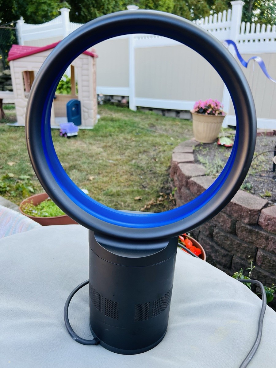 Dyson Air Multiplier Bladeless Satin Blue/Gray Table Fan Power/No