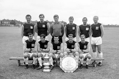 West Ham United team group Ken Brown John Bond Jim Standen Jack Bu- Old Photo