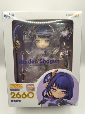 GENSHIN IMPACT RAIDEN SHOGUN NENDOROID #2660 FIGUR - OFFICIAL NEW SEALED