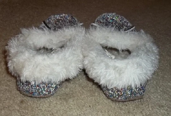 Zapatillas para niñas talla 7 forro de piel sintética Foto 3 de 4