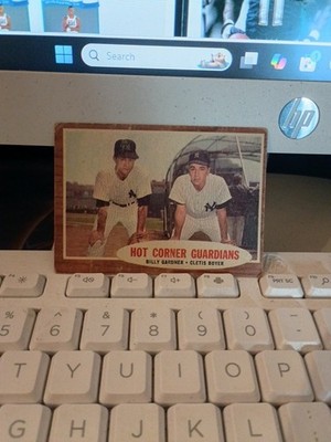 1962 Topps Hot Corner Guardians #163 V100