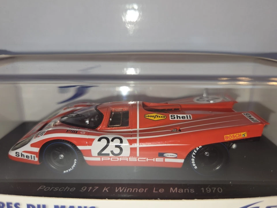 Spark 43LM70 Porsche 917K #23 ganador Le Mans 1970 - Attwood/Herrmann escala 1/43 Foto 3 de 4