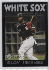 2021 Topps 1986 Baseball 35th Anniversary Black 268/299 Eloy Jimenez #86B-52 ng3