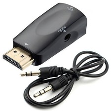 1080P HDTV to VGA Cable Adapter HDTV Male to VGA Female Video Converter for PC