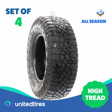 Set Of 4 Used Lt 28570r17 Goodyear Wrangler Territory Mt - 11.5-13.532