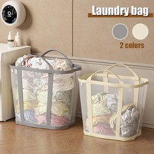 Bathroom Laundry Basket Dorm Large Laundry Capacity Hamper Cloth Storage Basket  