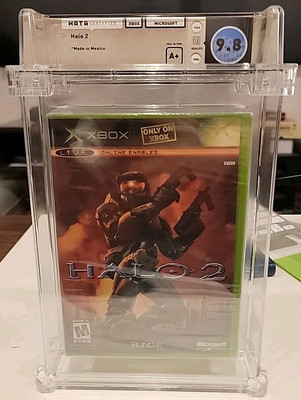 Halo 2 SEALED Graded WATA 9.8 A+ XBOX 2004 *Made In Mexico* Video