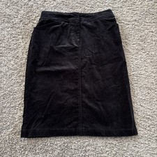 J CREW mini Skirt Size 2 Women s Black Corduroy With Pockets