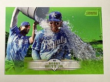 2025 Topps Stadium Club Bobby Witt Jr Lime Green Parallel #6 SP Royals