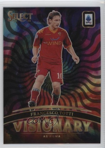 Francesco Totti #16 — 2024 Panini Select Serie A Visionary soccer card