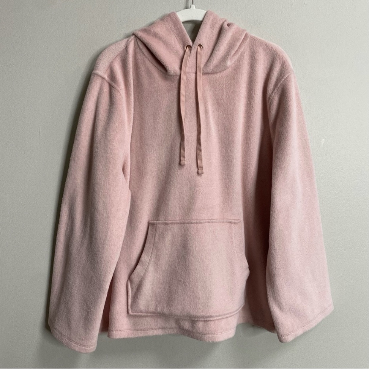 Misty Rose Fleece French Terry Oversized Hoodie Size XL  