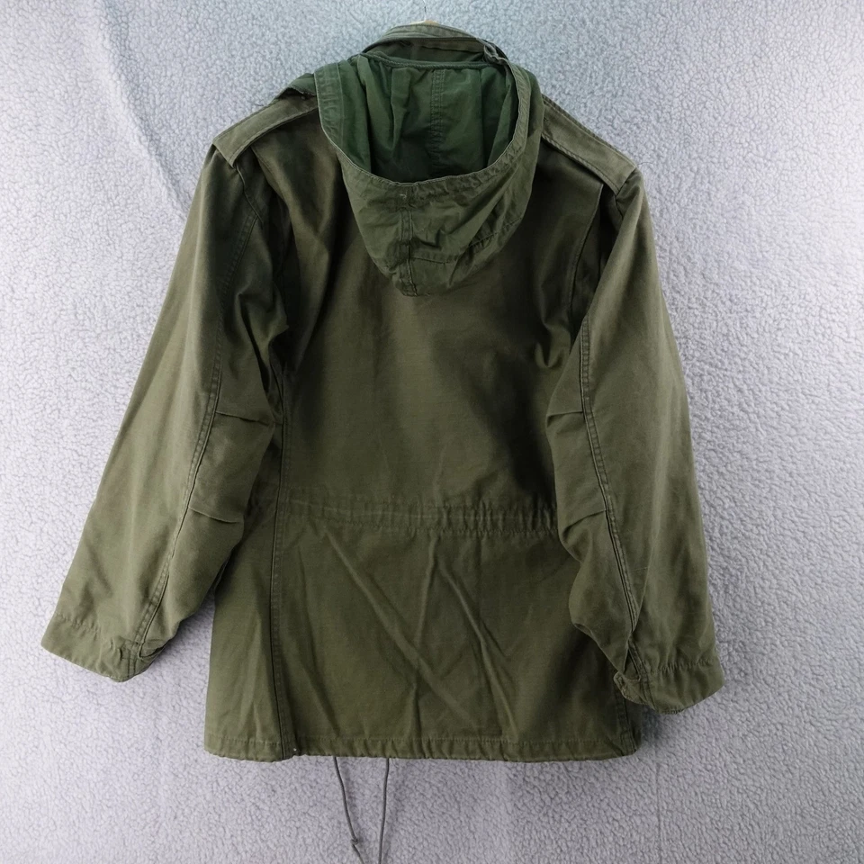 Chaqueta de Campo OG 107 Ejército de Estados Unidos Años 70 Pequeña Regular Estilo Militar M65 Foto 2 de 4