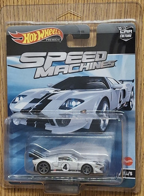 Hot Wheels Car Culture Speed Machines 4/5 Ford GT HKC46 White