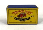 Matchbox Lesney 17 Metropolitan Taxi Original Box Only.