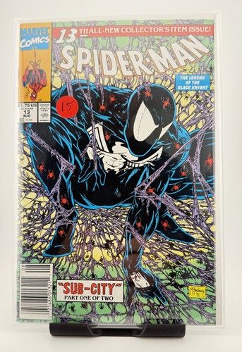 Spider-Man #13 Newsstand Edition Marvel Comics 1991 VF/NM