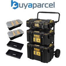 Dewalt DWST83442-1 4 in 1 Toughsystem 2.0 Stackable Carry Case Tool Box Trolley