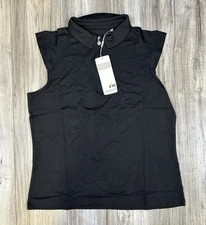 Nivo Sports Sleeveless Nikki ll Polo 42011101 Black, Women’s Size Medium NEW