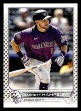 Garrett Hampson  2022 Topps Gold Star SP #234 Colorado Rockies *031