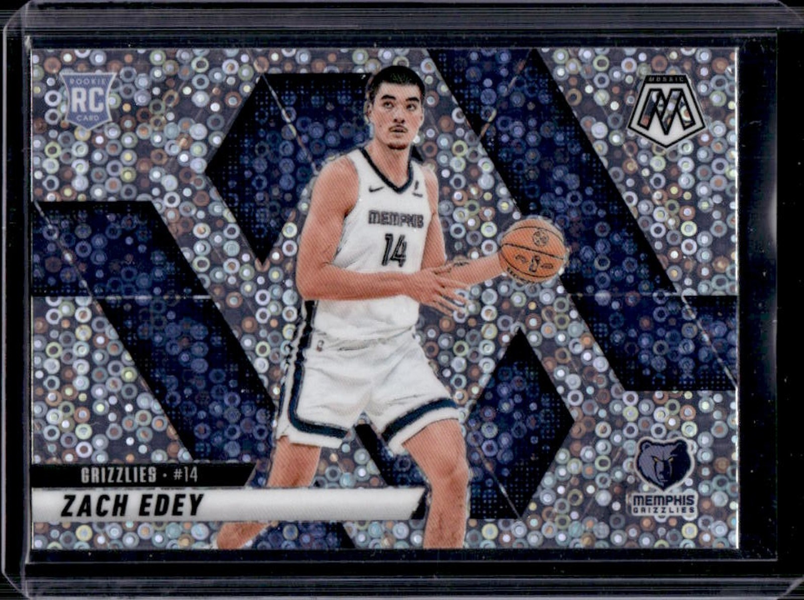 2024-25 Panini Mosaic Zach Edey Fast Break Rookie Variation RC #248 Grizzlies