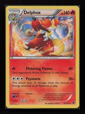 Delphox 13/124 Holo Rare Fates Collide Pokemon Near Mint