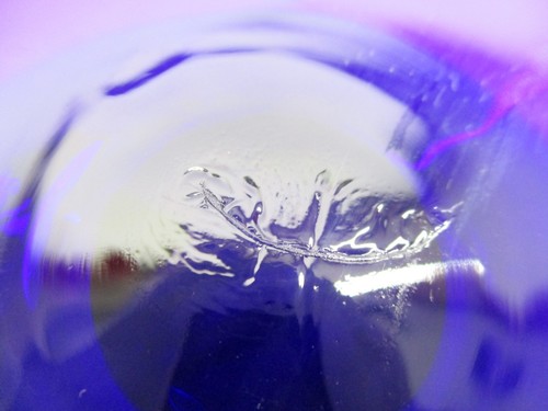 Set Of 7 ROYAL PRESTIGE Lead Crystal Cobalt Blue 11oz Glasses "THE MERRYMAKERS" - Picture 5 of 8