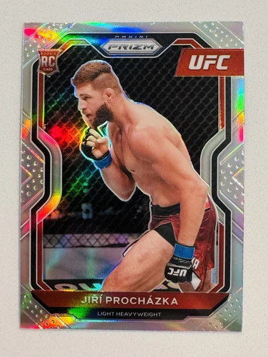 2021 Panini Prizm UFC Silver Prizm Jiri Prochazka #84 Rookie RC